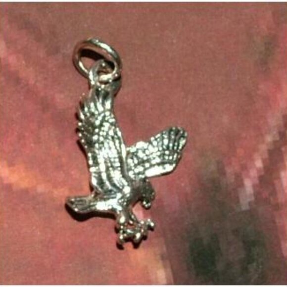 Sterling Silver Eagle Pendant - Picture 1 of 16